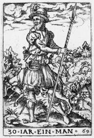 Die Altersstufen des Mannes. 30-jähriger Mann. Drittes Lebensalter