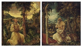 Die Stigmatisation des heiligen Franziskus / Die Buße des heiligen Hieronymus