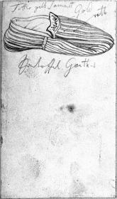 Pantoffel von Johann Wolfgang von Goethe