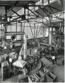 Robert Bosch GmbH, Blick in die Gießerei mit Gießkarussellen