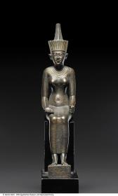 Statuette der thronenden Göttin Neith
