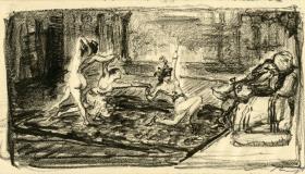 Sindbad der Seefahrer (Sindbad daheim mit den nackten Tänzerinnen)