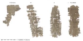 Demotischer Papyrus mit dem sog. "Thotbuch" (Pap. Berlin P 15499 a + P 15499 b I-III + P 23513 a-c)