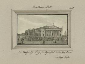 Dorotheen-Stadt. Die Catholische Kirche, das Opernhaus und der Franz Dom. im Jahr 1795.