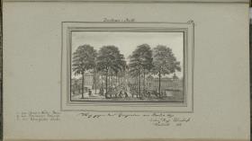 Dorotheen-Stadt. Weg gegen den Thiergarten von Berlin 1691. unter Reg: Churfürst Friedrich III.