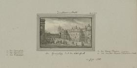 Dorotheen-Stadt. Der Opernplatz und die Bibliothek. im Jahr 1780.