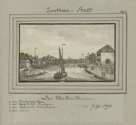 Dorotheen-Stadt. Der Weidendamm. im Jahr 1790.