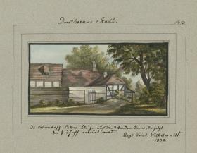 Dorotheen-Stadt. Die Oehmikesche Cattun Bleiche auf den Weidendamm, da jetzt der Packhoff erbauet wird. Reg: Friedrich Wilhelm IIIten. 1802