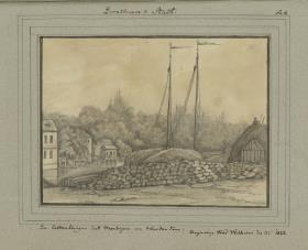 Dorotheen-Stadt. Die Cattunbleichen und Monbijoux am Weidendam. Regierung Fried Wilhelm des III. 1822