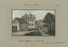 Dorotheen-Stadt. Einfluß der Pancke am Schifbauerdam in die Spree. Unter Reg: König Fried. Wilhelm II.