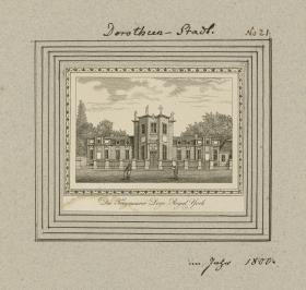 Dorotheen-Stadt. Die Freymaurer Loge Royal York. Im Jahr 1800.