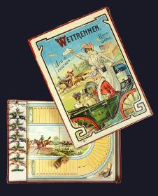 Wettrennen. Jeu de courses. Race game.