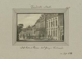 Friedrichs-Stadt. Der Ordens Palais des Prinzen Ferdinands zu Berlin im Jahr 1789