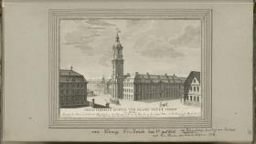 Grosses Friedrichs Hospital und dessen neuer Thurm von König Friedrich den 1ten gestiftet