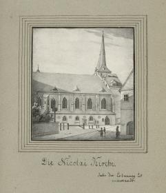 Die Nicolai Kirche. Jahr der Erbauung ist unbekandt.