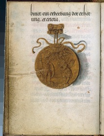 Gebetbuch des Matthäus Schwarz. Medaille