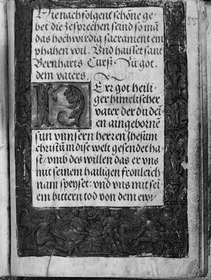 Gebetbuch des Matthäus Schwarz. Randleisten: Architekturmotive