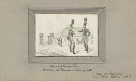Das neue Königs-Thor. ehemals das Bernauer Thor genant. Unter der Regierung König Friedrich Wilhelm des IIIten