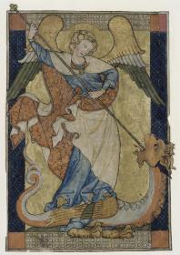 Der Hl. Michael im Kampf mit dem Drachen