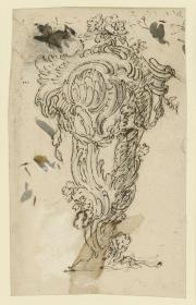 Zeichnung für eine phantastische Vase