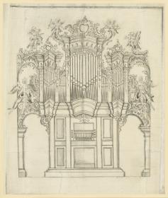 Entwurf für eine Orgel