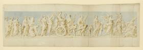 Triumphzug der Friedensgöttin. Relief am Sockel der Viktoria (Ostseite)