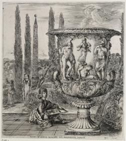 Der junge Cosimo III. zeichnet die Medici-Vase