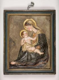 Madonna auf dem Rasen