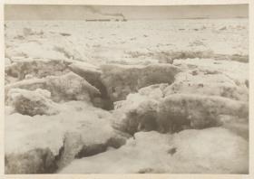 Die Elbe im Eis (aus dem Album "Hamburg: Land und Leute der Niederelbe", Nachträge)