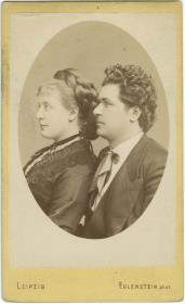 Porträt des Albin Swoboda und Friederike Fischer