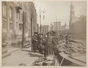 Ankommendes Gemüse (aus dem Album "Hamburg: Land und Leute der Niederelbe", Nachträge)