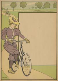 Lager-Plakat für Fahrradwerbung