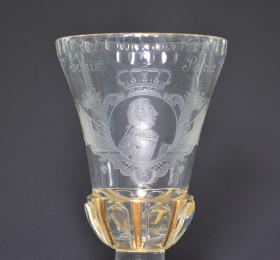 Pokal mit Bildnis König Friedrichs II. von Preußen
