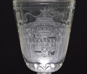 Pokal mit dem großen brandenburgisch-preußischen Wappen