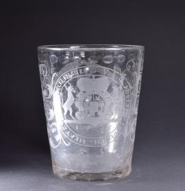 Becher mit mecklenburgischem Wappen