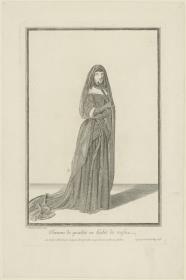 Femme de qualité en habit de veuve
