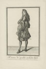 Homme de qualité en habit d'épée
