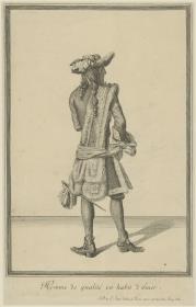 Homme de qualité en habit d'hiver