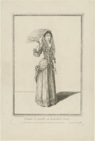 Femme de qualité en deshabillé d'esté