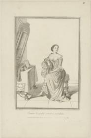 Femme de qualité estant à sa toilette