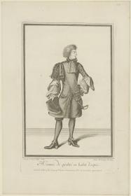 Homme de qualité en habit d'espée