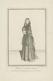 Femme de qualité en écharpe
