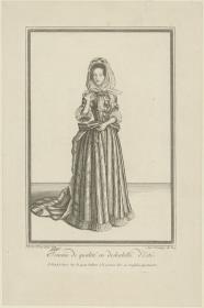 Femme de qualité en deshabillé d'esté