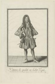 Homme de qualité en habit d'Epée