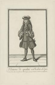 Homme de qualité en habit d'Epée