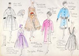 Kollektionsübersicht der Modelle von Jacques Heim, Paris, H/ W 1963/ 1964
