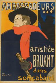 Aristide Bruant dans son cabaret