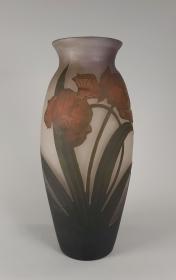 Vase mit Gartentulpen