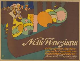 Notte Veneziana Wasserfest Berliner Journalisten in den Ausstellungshallen am Zoo