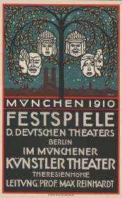 Festspiele des Deutschen Theaters Berlin im Münchener Künstlertheater 1910